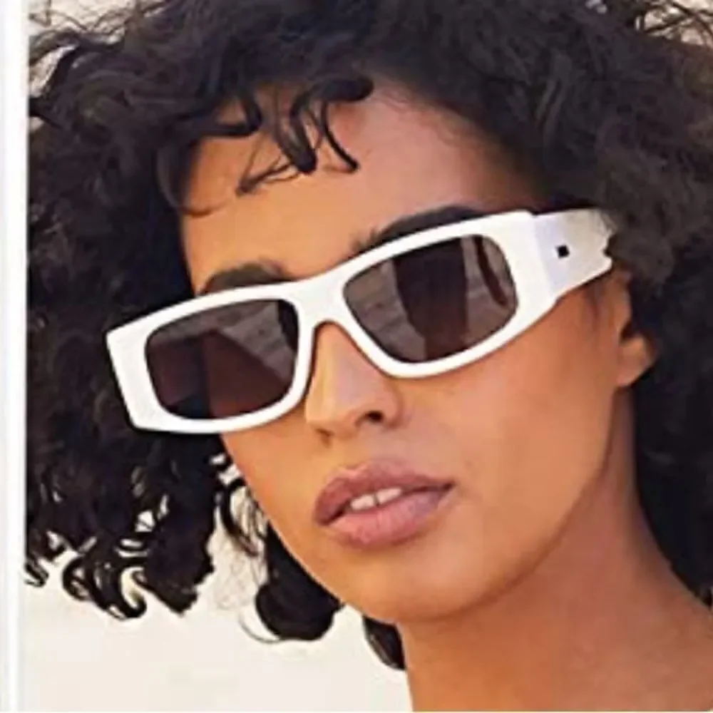 Retro Vintage Rectangular Sunglasses